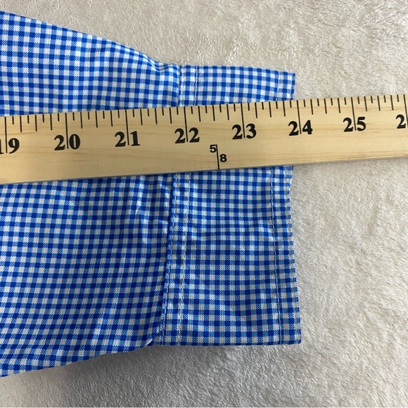 HABIT Fishing Shirt Men's Size L 40+Solar Factor Button Down Vented Blue Plaid - Picture 10 of 10